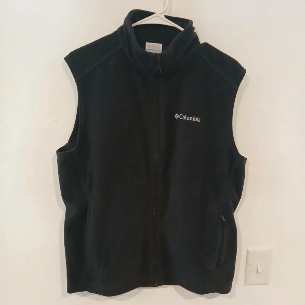 Columbia Men's Fleece Vest Black Size Medium Gorpcore